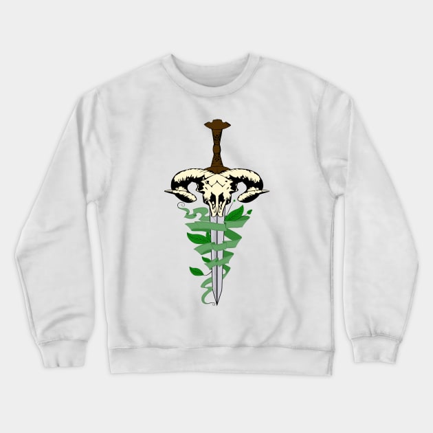 Skull and sword Crewneck Sweatshirt by rashiddidou